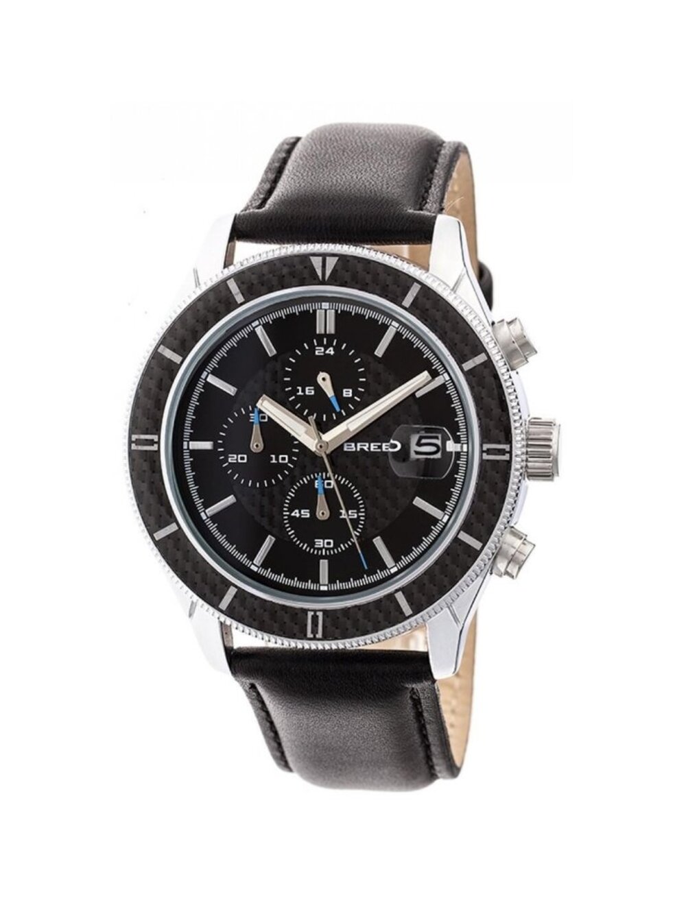 NWT Breed Maverick Chronograph Black Dial Men's Watch